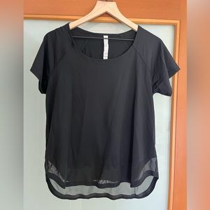 Lululemon Black Short Sleeve T shirt